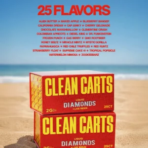 clean carts 2g disposable bulk 25 ct box