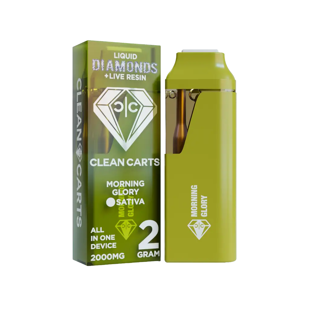 Morning Glory Clean Carts 2g Sativa disposable