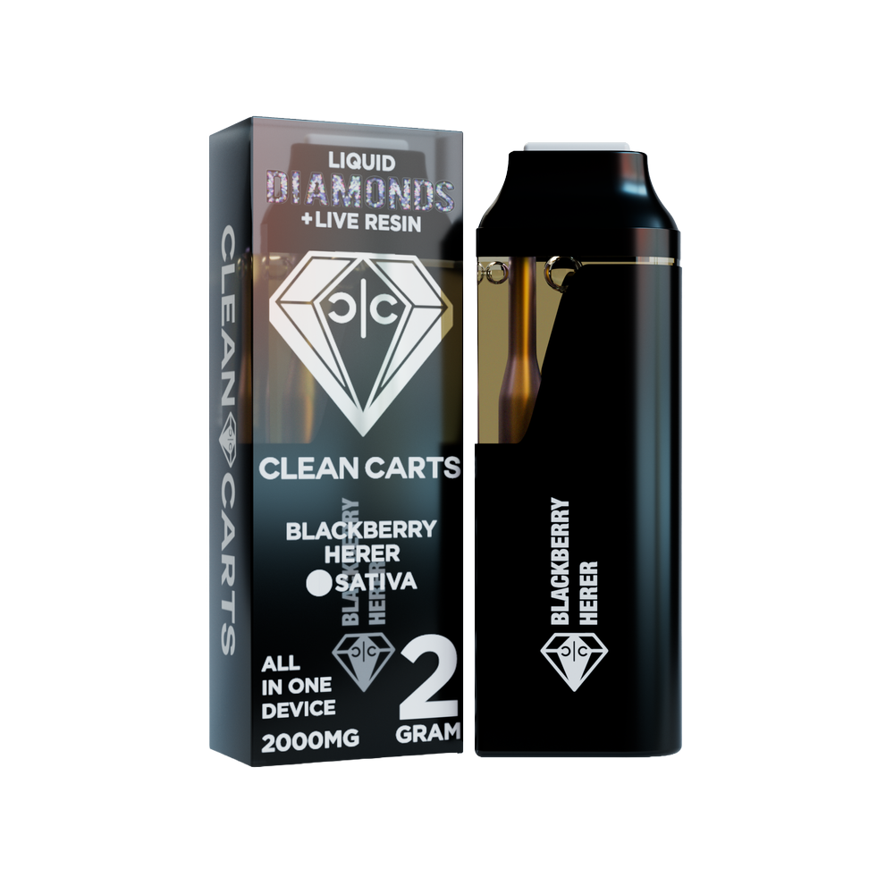 Clean Carts Blackberry Herer Sativa Disposable Vape Clean Carts Blackberry Herer is a flavorful sativa-dominant disposable vape crafted for users who enjoy energetic effects and bold fruit-forward flavor. This stimulating strain blends sweet blackberry notes with hints of citrus and earthy pine, creating a refreshing vaping experience with every draw. Known for its uplifting and adventurous character, this sativa hybrid is often chosen by users looking for enhanced creativity, improved mood, and daytime motivation. The balanced cerebral effects make it a great option for social settings, outdoor activities, creative projects, or productive afternoons. Sweet Berry Flavor with Citrus and Pine The flavor profile delivers a layered combination of juicy blackberry sweetness, bright citrus zest, and subtle pine undertones. Each inhale feels smooth and fruity, while the exhale leaves behind a slightly earthy finish that adds depth to the overall experience. Flavor Notes Sweet blackberry Bright citrus Earthy pine Smooth herbal finish Fans of fruity sativa strains often enjoy the refreshing terpene profile and crisp vapor production this disposable provides. Energizing and Creative Effects This sativa-dominant strain is popular for its mentally stimulating effects and euphoric uplift. Many users describe the experience as motivating, clear-headed, and socially engaging without feeling overly heavy or sedating. Common Effects Creative mindset Euphoric mood Energetic sensation Mental clarity Daytime motivation Because of its uplifting profile, Blackberry Herer is commonly enjoyed during daytime activities, artistic sessions, gaming, social events, or outdoor adventures. What Makes This Disposable Stand Out? This premium disposable vape combines flavorful vapor with a smooth and consistent draw. The blend of berry sweetness, citrus brightness, and pine aroma creates a balanced flavor experience that remains enjoyable throughout the session. Key Highlights Sativa-dominant disposable vape Fruity blackberry flavor Smooth and flavorful vapor Uplifting daytime effects Portable and convenient design Ideal for creative sessions Whether you are exploring the outdoors or looking for an energetic daytime vape, this strain delivers a flavorful and motivating experience. Ideal Situations for Blackberry Herer The energizing nature of this strain makes it suitable for users who want a functional and mood-enhancing vaping session without heavy body effects. Recommended Uses Creative projects Daytime productivity Social gatherings Outdoor activities Mood enhancement Verified Lab Testing and Product Transparency Every batch is carefully reviewed for quality, consistency, and overall product standards. Third-party testing helps verify cannabinoid content and provides additional transparency for customers seeking a dependable vaping experience. View Product COA and Lab Results: [Insert COA Link Here] Buy Clean Carts Blackberry Herer Online Clean Carts Blackberry Herer Sativa Disposable Vape