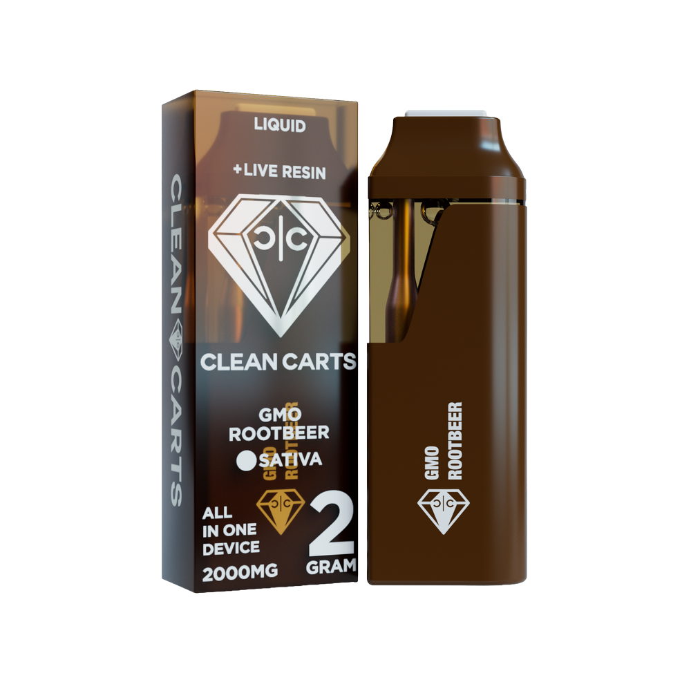 GMO Rootbeer Clean Cart 2G Disposable