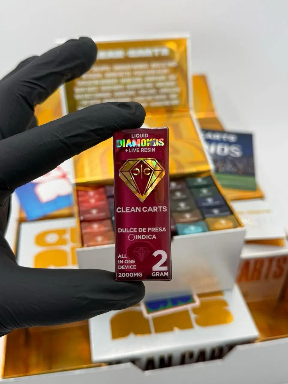 clean carts summer gold 2g disposable